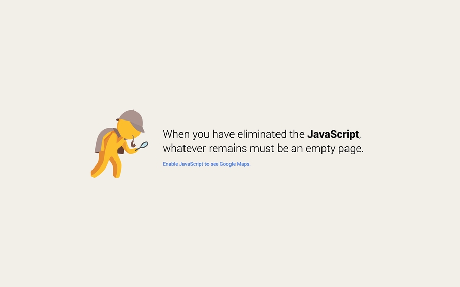 Google Maps sans JS